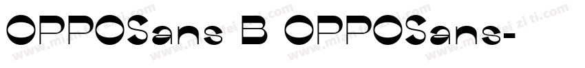 OPPOSans B OPPOSans字体转换